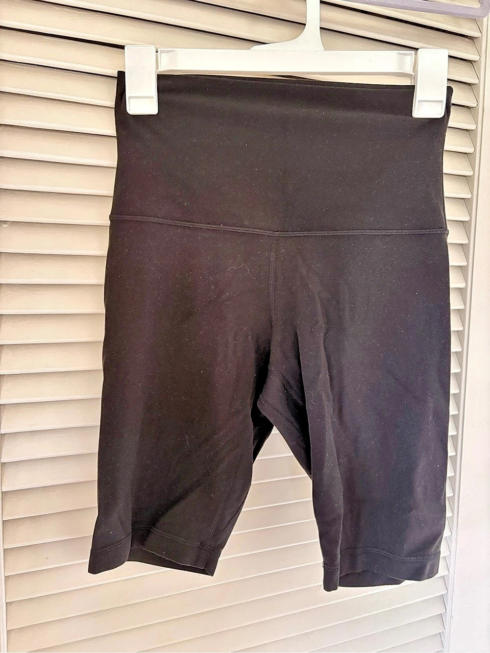 lululemon Align High-Rise Short 8" Black Bike Shorts Size 6